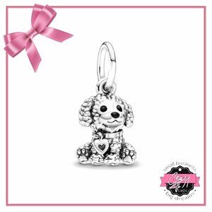 Poodle Puppy Dog Charm (CHARM ONLY)